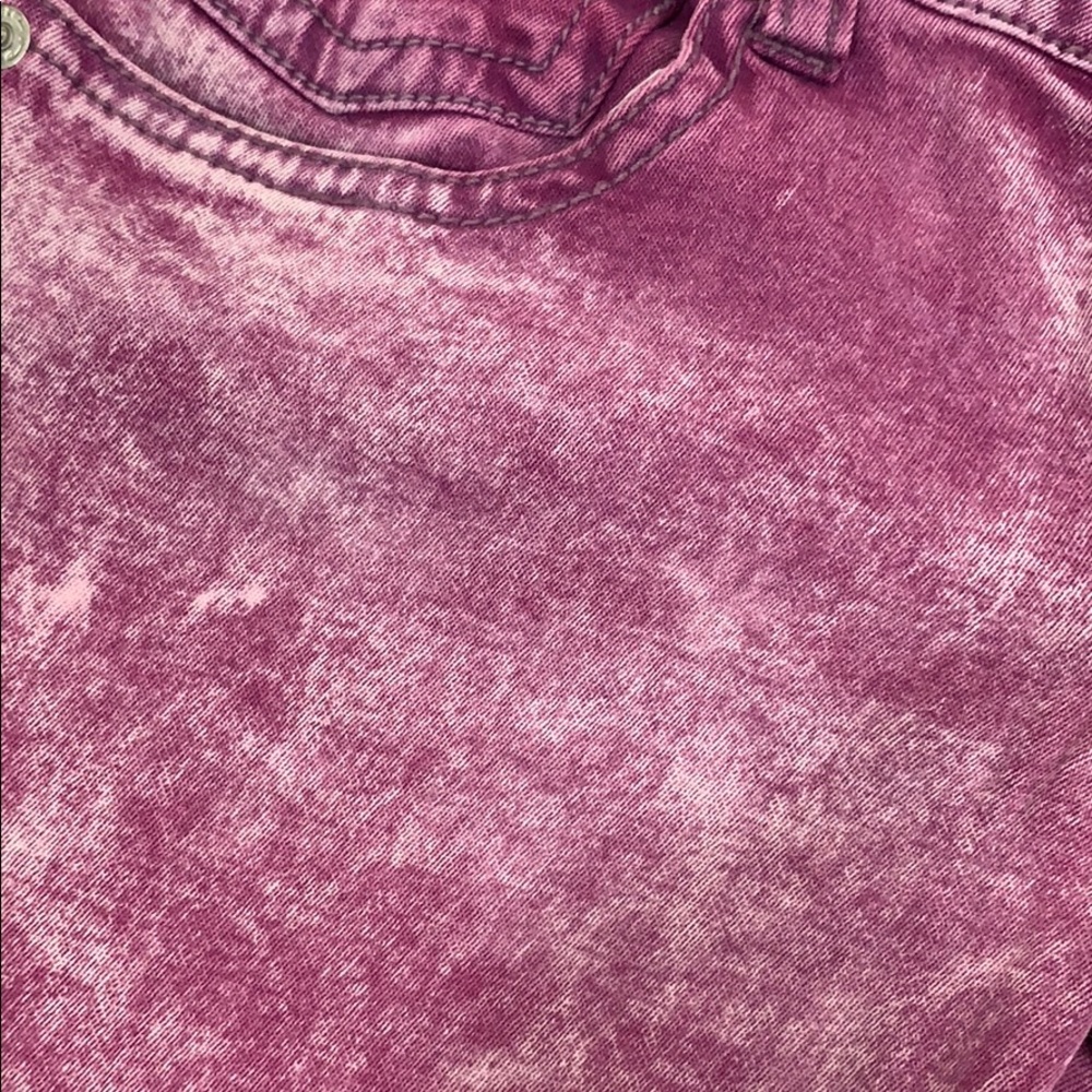 TYTE | Skinny Pink Acid Wash Jeans - Picture 5 of 8